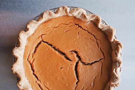Why Did My Pumpkin Pie Crack And How Can I Fix It?