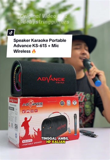 Advance KS-615 Portable Karaoke Speaker with Wireless Mic