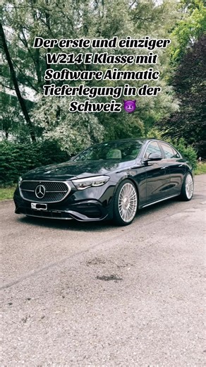 W214 Airmatic Tieferlegung über Software in der Schweiz