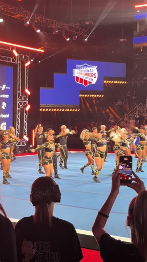 Med and small coed together this division is STACKED !! #cheer #nca #bsb #spiritoftexasroyalty #allstarcheer