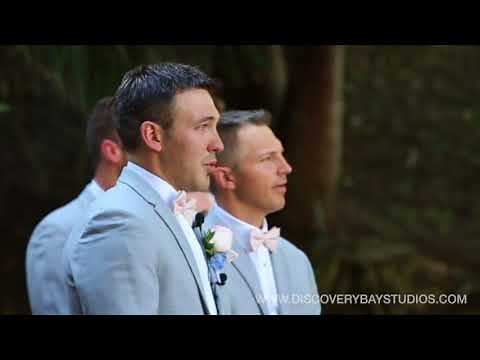 Emotional Groom Reaction To Seeing Bride