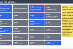 Course Plan Generator