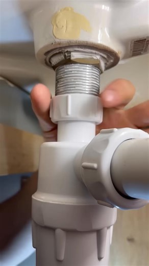 79K views · 488 reactions | How to replace a bathroom sink waste! | Plumbing work | Facebook