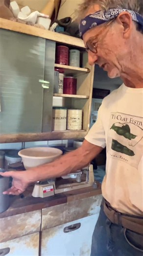 David makes all his glazes from things that come from the earth. #handmadepottery | Old Farmhouse Pottery