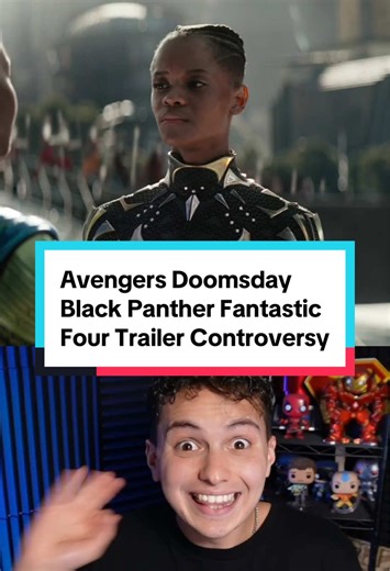 Avengers Doomsday Black Panther Fantastic Four Trailer Controversy #avengersdoomsday #marvel #comictok #movietok #filmtok