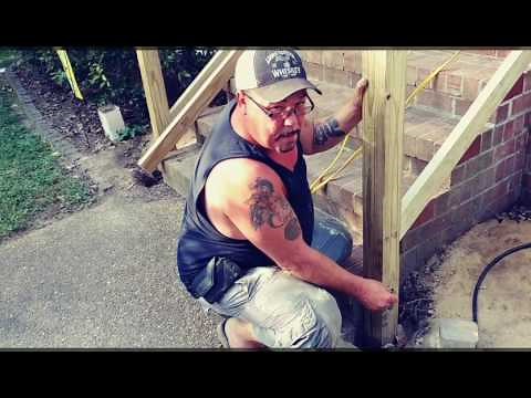 How to build porch railings