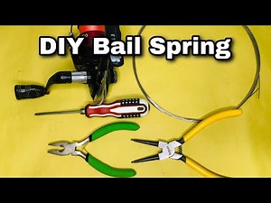 HOW TO MAKE BAIL SPRING TUTORIAL FOR SPINNING REEL | DIY BAIL SPRING