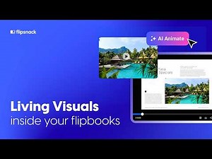 AI Animate: Transform Static Images into Living Visuals Inside Your Flipbooks | Flipsnack.com