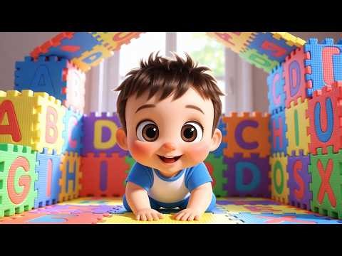 ABC Song A to Z 🎶 | Toddler Learning Alphabet Mat