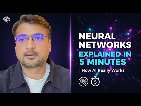 Neural Networks Explained in 5 Minutes | How AI Really Works | Part 1 #neuralnetworks