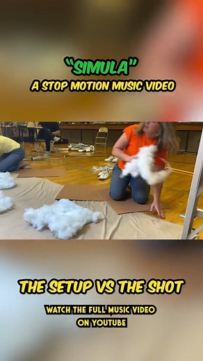 Five-hour setup vs three-hour shoot… at least that was the target! Here’s one sample scene from our stop-motion music video. Have you seen our Simula Music Video? | TORCH family music