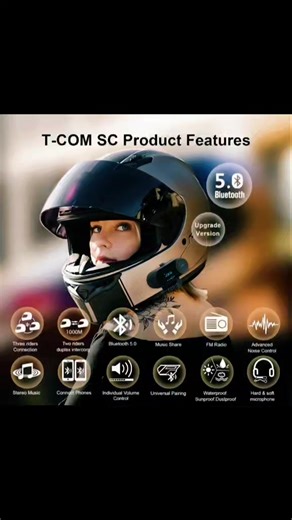 ¡Transforma tu experiencia en moto con FreedConn TCOM-SC!