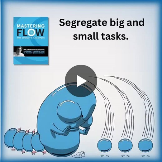 On Segregating Big Small Tasks Most teams don’t struggle because they lack capacity. They struggle because big and small tasks compete for the same attention. Small tasks demand speed. Big tasks… | Rami Goldratt