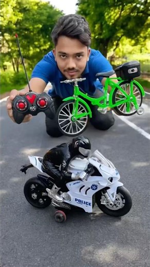 Remote Control Bike VS electric cycle unboxing 😱￼