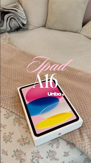 iPad A16 2025 pink unboxing💌🧘🏼‍♀️ #parati #ipad #a16 #fyp #unboxing