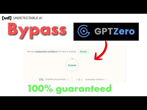 How To Bypass GPTzero AI Detection [2024 method] *Easy* *Still works*