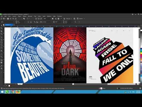Create Eye-Catching Graphic Design Using Multiple Effects | CorelDRAW / Photoshop Tutorial
