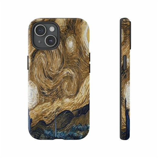 Van Gogh Starry Night New York City Phone Case - Etsy