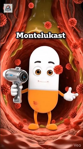 Montelukast Tablet Animation | Uses, Dose, Side Effects