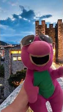 Barney Was Dancing On One Day in Spain in 2000 for “The Road to El Dorado” (March 31, 2000)