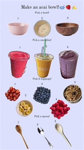 Make an açaí bowl! (You can add peanut butter, honey, etc if you want!)