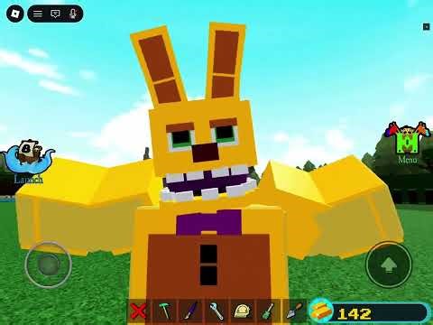 SpringBonnie suit in Build A Boat! (Real life version coming eventually I promise)