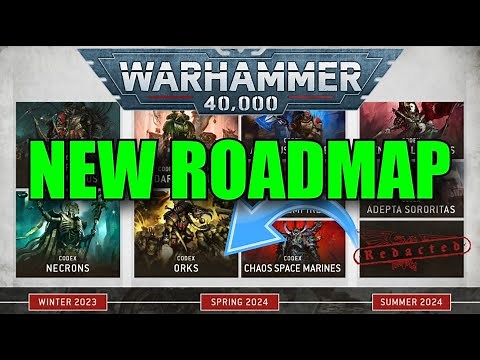 New Codex Faction Release Roadmap INCOMING!!! Redacted Warhammer 40k Codex REVEAL Coming #new40k