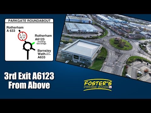How To Do Parkgate Roundabout | From Above | Great Eastern Way To Barbot Hall | 3rd Exit