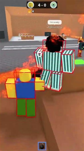 Destroying a fan in timebomb duels! #timebomb #duels #roblox