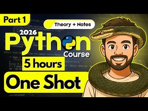 Python One Shot: Master Python in ONE Video! (Part-1)