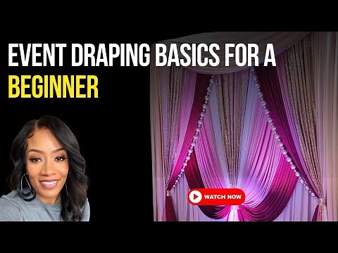 Premium Draping Basics for Beginners / Fabric curtain panels / | Members Only