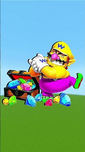 Mushroom Kingdom Showdown in Minecraft Pixel Art | Donkey Kong, Toadette, Diddy Kong & Wario