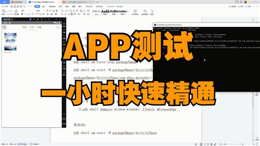 2025最新的APP测试教程，一小时快速精通，软件测试必备