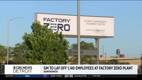 GM to lay off 1,140 at Detroit's Factory Zero