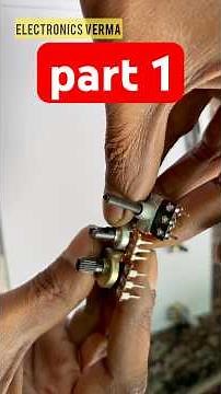 Potentiometer 3 pin 6 pin Circuit Diagram | Variable Resistance Datasheet | Part 1