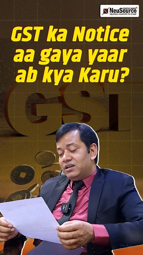 NeuSource Startup Minds | Startup Consultant on Instagram: "Feeling the GST blues... any advice on how to navigate this notice? 🤔 #TaxTroubles #HelpNeeded"