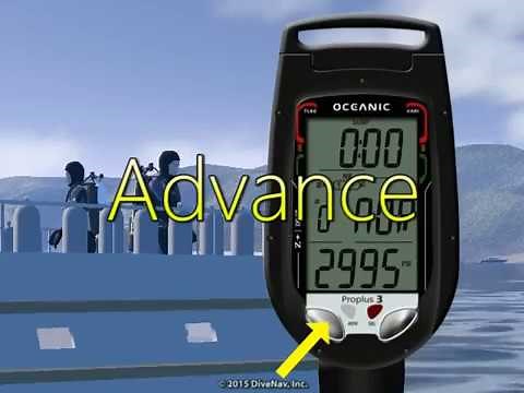 Oceanic - ProPlus 3 dive computer - Settings