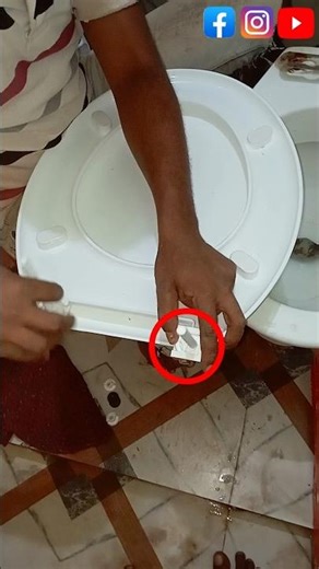 How to install toilet seat cover? #shorts #plumbing #youtubeshorts #seatcover