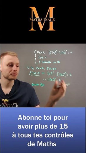 Utiliser une équation différentielle