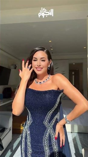 فستان ياسمين صبري بكم واحد