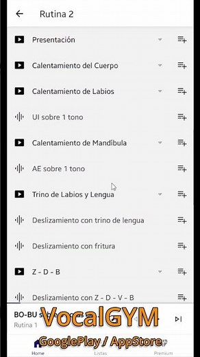VocalGYM - App to learn to sing from scratch