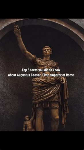 5 facts about Augustus #romanempire #augustus #emperor #factsyoudidntknow