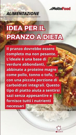 Idea per il pranzo a dieta
