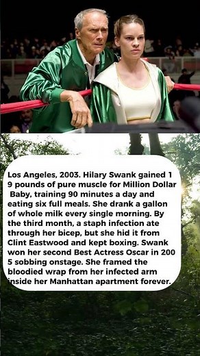 Hilary Swank Drank A Gallon Of Whole Milk Daily For Million Dollar Baby & Developed