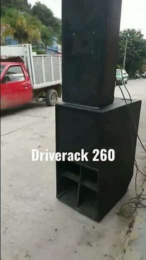 driverack dbx 260 programado y listo #dbx #electrovoice #audiopro
