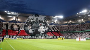 Legia Warsaw display provocative banner to mark anniversary of Warsaw Uprising