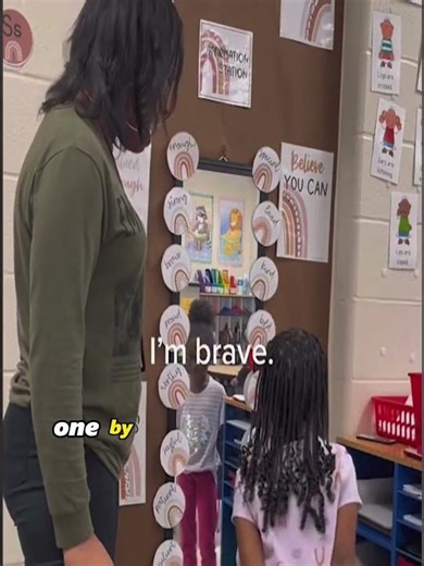 This teacher told her students to say something positive.#shorts #story #heartwarming #viralvideo