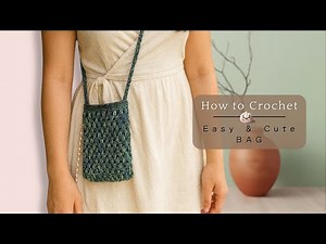 Crochet a Cute Phone Bag 🧶 | Easy Shoulder Bag Pattern + Step-by-Step Tutorial
