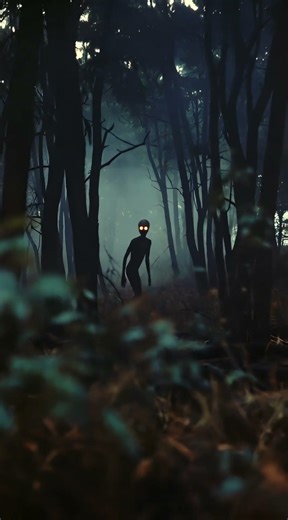 Alien Caught on Camera in Forest Footage #alien #ufo #cryptid #alienfootage