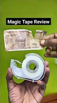 Magic tape review | invisible tape #magic #money #shorts #tape